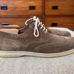 Loro Piana | Shoes | Loro Piana Brown Suede Leather  display picture 2